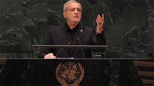 Der iranische Präsident Massud Peseschkian hat sich bei der UN-Generaldebatte gegen Anschuldigungen der USA gewehrt. 