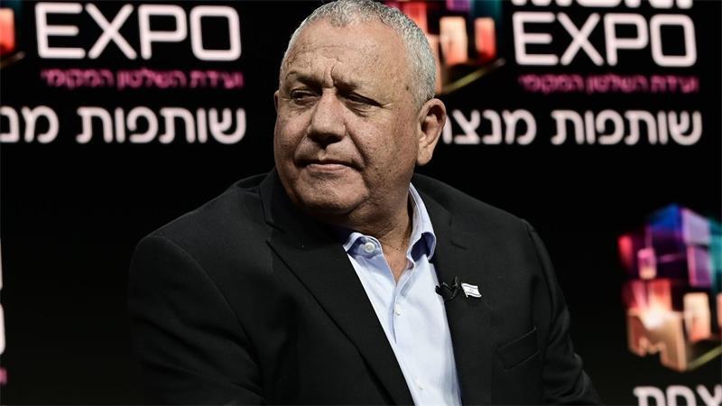 Der israelische Politiker Gadi Eisenkot bei einer Konferenz in Tel Aviv. (Archivbild)