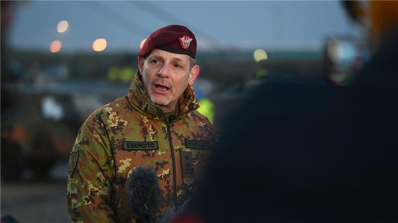 Der italienische General Nicola Mandolesi sieht die Nato geeint und einsatzbereit. 