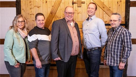Der junge Vorstand (von links): Anja Brunkhorst-Viets, Dirk Voigt, Siegfried Stresow, Thomas Kröck und Thomas Kempf.
