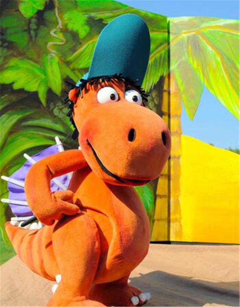 „Der kleine Drache Kokosnuss“ steht im Mittelpunkt des Musicals der Kammerpuppenspiele aus Bielefeld.