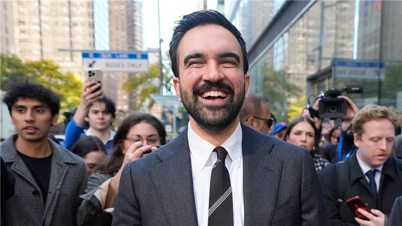 Der linke Demokrat Mamdani gilt als Favorit bei der Wahl in New York.