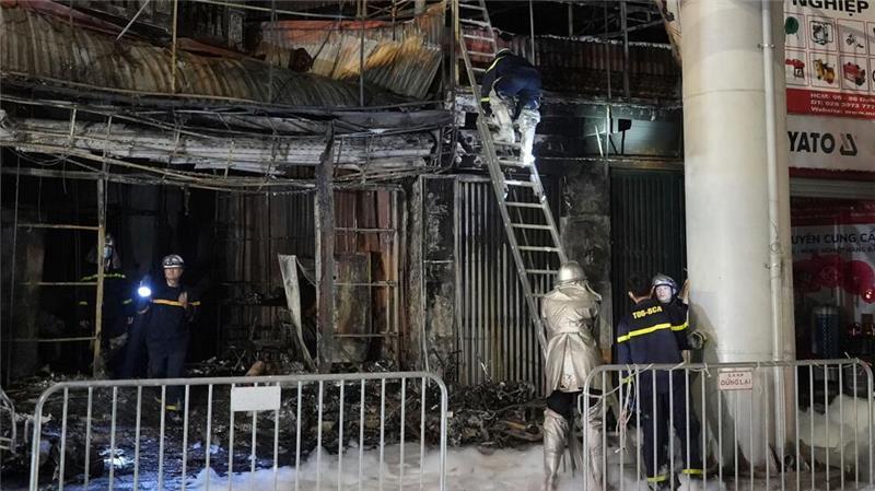 Elf Tote bei Brand in vietnamesischer Bar Der mutmaßliche Brandstifter wurde festgenommen (Foto aktuell).