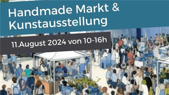 Der nächste Handmademarkt startet am 11. August um 10 Uhr.