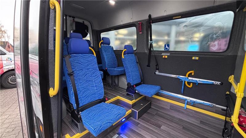 Der neue Bürgerbus von innen.