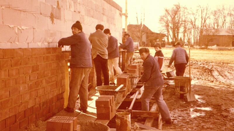 Der neue Schießstand wurde1982 in Eigenleistung von den Brester Schützen gebaut.