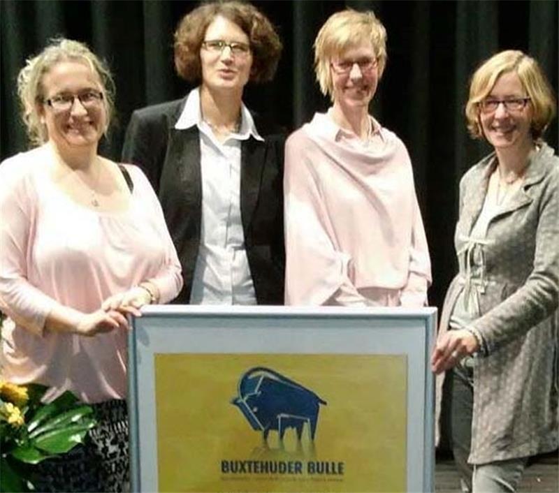 Der neue Vorstand des Förderkreises: v. l. Anja Scheffner, Melanie Hainke, Susanne Gratza, Maja Lange.