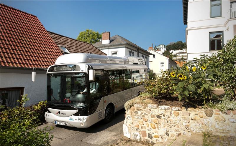 Der neue akkuelektrisch angetriebene, emissionsfreie Linienbus . Foto Sonnleitner