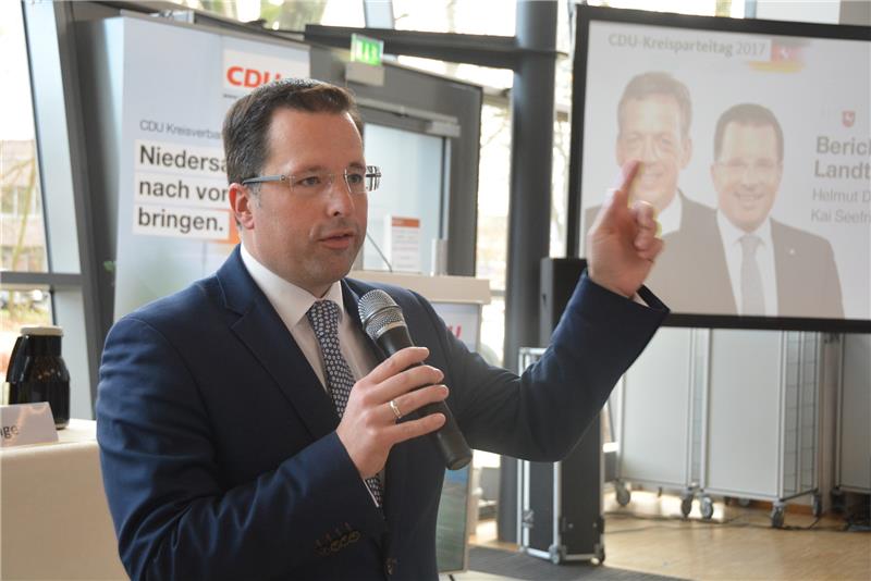 Der neue alte Vorsitzende der CDU: Kai Seefried. Foto: Stephan