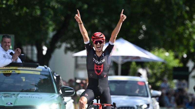 Rad-DM: Youngster Brenner fährt ins Meistertrikot Der neue deutsche Straßenradmeister: Marco Brenner.