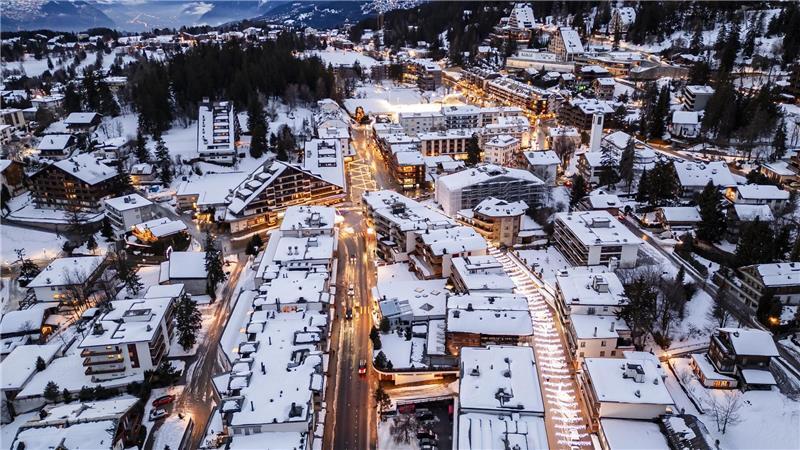Der noble Skiort Crans-Montana auf 1.500 Metern Höhe.