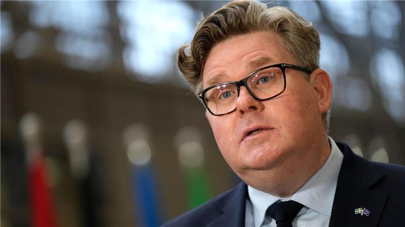 Hinter schwedischen Gardinen in Estland Der schwedische Justizminister Gunnar Strömmer.