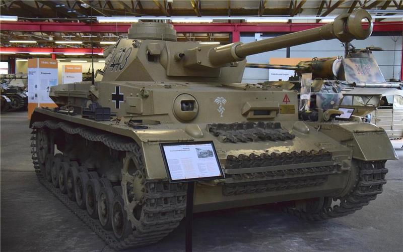 Hier lagern „Schwere Waffen“ zum Anschauen Der sogenannte Panzer 4 war mit 8.500 Exemplaren der meistgebaute deutsche Panzerkampfwagen.Foto: Kurth