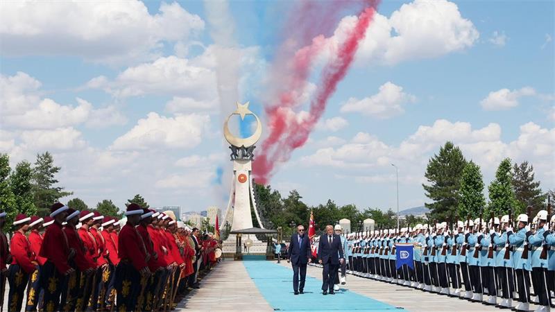 Der türkische Präsident Recep Tayyip Erdogan bereitete Trump eine große Bühne.