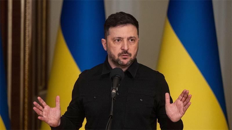 Raketen treffen Kiew - Ukrainer beklagen fehlende Vorwarnung Der ukrainische Präsident Selenskyj fühlt sich von den USA im Stich gelassen. (Archivbild)