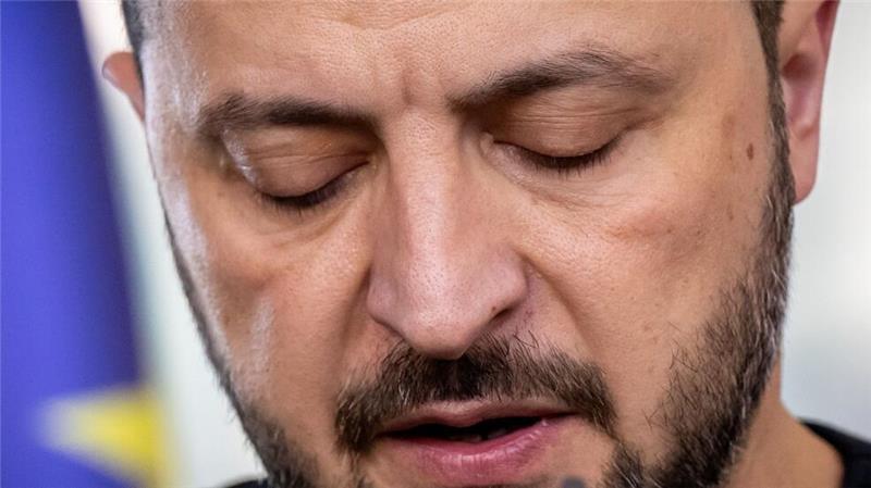 Der ukrainische Präsident Selenskyj spricht von schweren russischen Verlusten in der Region Kursk. (Archivbild) 