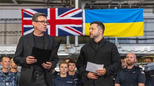 Der ukrainische Präsident Selenskyj war für Premier Burnham der erste Staatsgast nach dessen Amtsübernahme. (Archivbild)