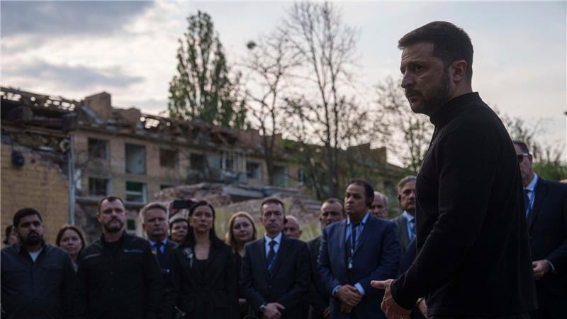 Der ukrainische Präsident Wolodymyr Selenskyj kündigte Treffen an, die eine „Ruhe für die Ukraine“ näher bringen sollen.