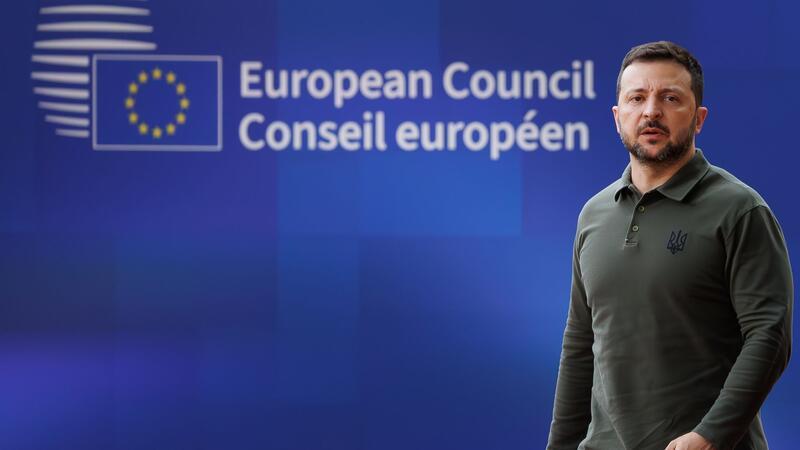 Krieg gegen die Ukraine: So ist die Lage Der ukrainische Präsident Wolodymyr Selenskyj reiste nach Brüssel.