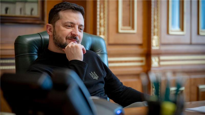 Der ukrainische Präsident Wolodymyr Selenskyj zeigte sich zufrieden mit den Einsätzen neuer Drohnen und Raketen. (Archivbild)