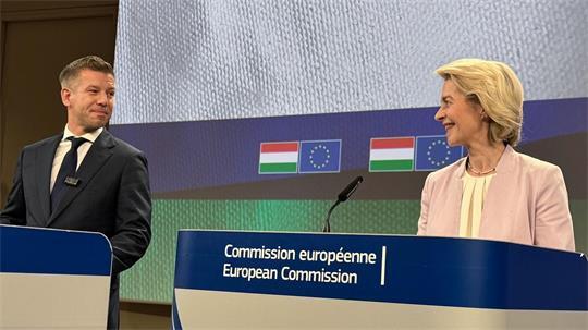 Der ungarische Ministerpräsident Peter Magyar und seine Regierung hoffen auf eine schnelle Freigabe von EU-Mitteln. (Archivbild)