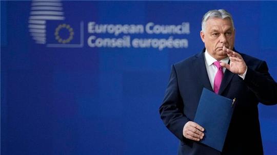 Der ungarische Regierungschef Viktor Orban lehnte die milliardenschweren Finanzhilfen für die Ukraine bislang ab.
