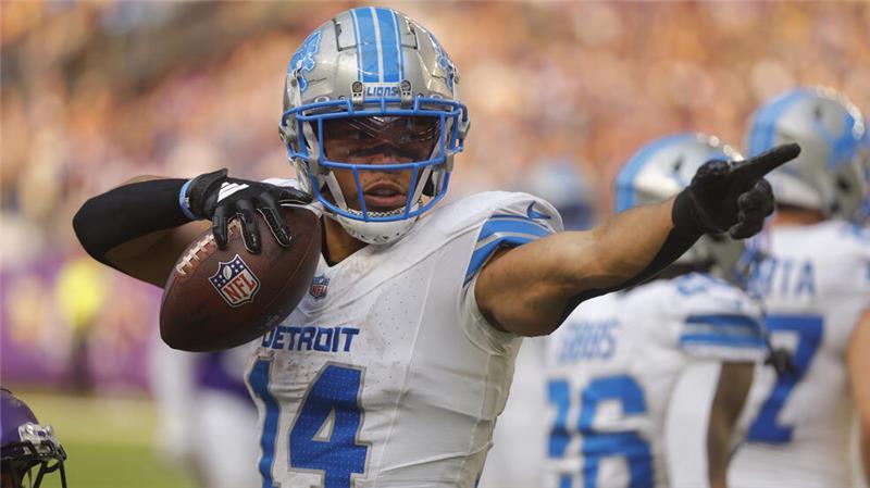 Gastspiele, Fan-Hype und St. Brown: So deutsch ist die NFL Detroit Lions Wide Receiver Amon-Ra St. Brown