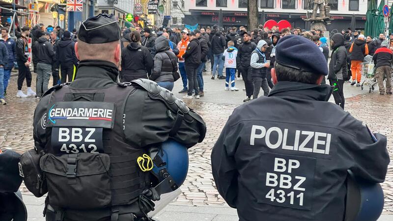 Deutsch-Französische Einsatzeinheit.Quelle: Bundespolizei