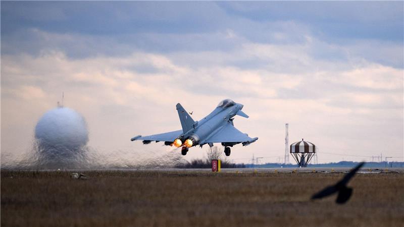 Nato alarmiert deutsche Eurofighter in Rumänien Deutsche Luftwaffe unterstützt Rumänien