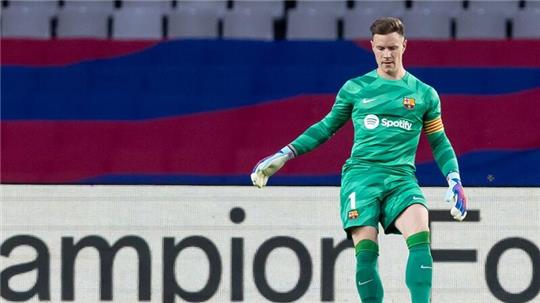 Deutscher Rückhalt im Tor des FC Barcelona: Marc-André ter Stegen.
