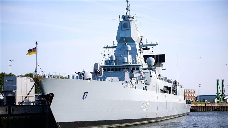 Deutschland stellt derzeit kein Schiff für die Operation „Aspides“ - von Februar bis April 2024 war allerdings die Fregatte „Hessen“ im Einsatz.   (Archivbild)