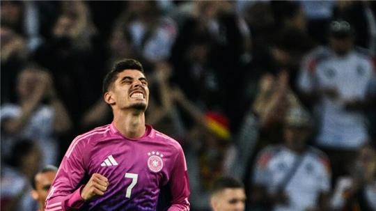 Deutschlands Kai Havertz jubelt nach dem Ausgleich zum 1:1.