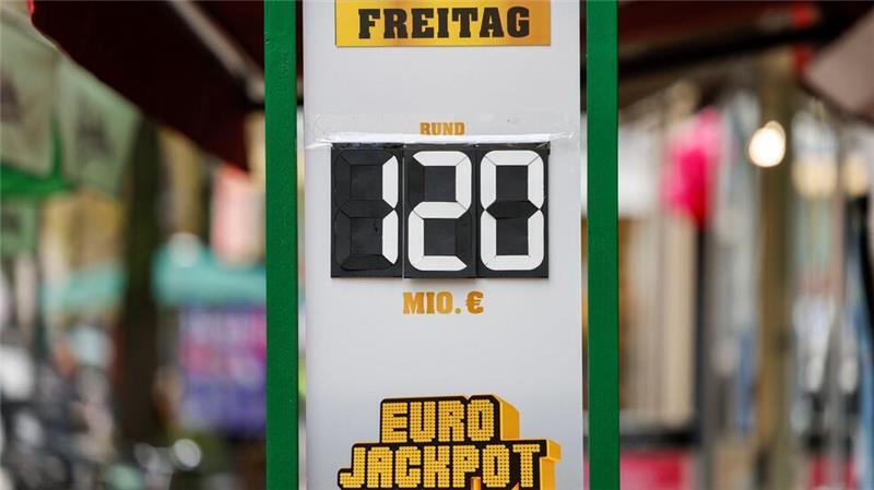 120 Millionen Euro bleiben weiter im Eurojackpot Die 120 Millionen Euro bleiben vorerst weiter im Jackpot. (Archivbild)