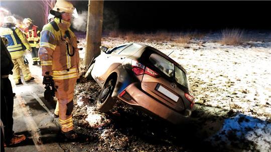 Die 21-jährige Fahrerin des Toyotas blieb unverletzt.