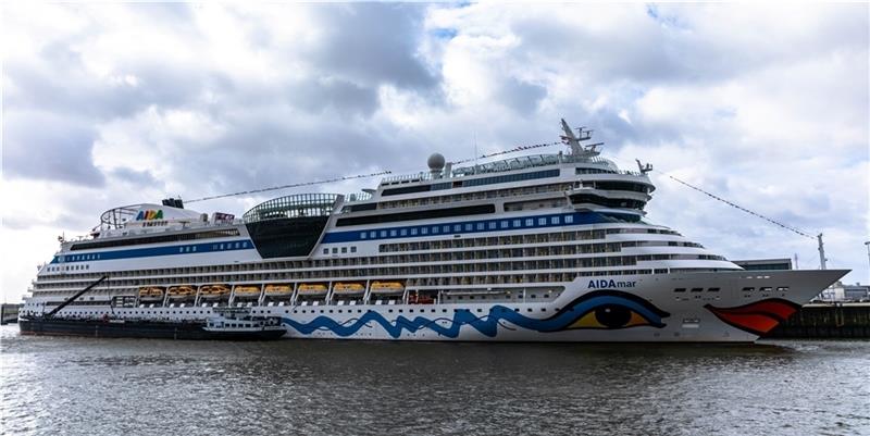 Die „ AIDAmar“ fährt zurzeit eine Nordsee-Route und läuft Hamburg, Southampton, Le Havre, Zeebrugge und Rotterdam an. Foto Löffler