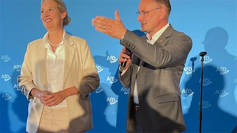 AfD-Parteitag beginnt - umfangreiche Proteste erwartet Die AfD-Chefs Alice Weidel und Tino Chrupalla äußern am Vorabend die Hoffnung, dass es nicht zu Gewalt rund um den Parteitag kommt.