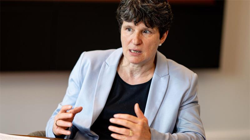 „Die AfD ist keine Wirtschaftspartei“, sagt BDI-Hauptgeschäftsführerin Tanja Gönner. 