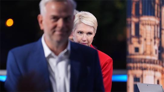 Die AfD mit Leif-Erik Holm landete bei der Landtagswahl vor der SPD um Ministerpräsidentin Manuela Schwesig.