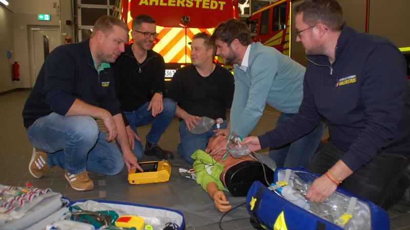 Die Ahlerstedter AED-Gruppe besteht bereits seit zehn Jahren.