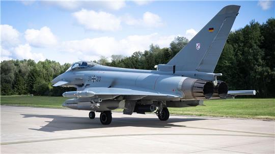 Die Alarmrotte Nord besteht aus Eurofightern. (Archivbild)