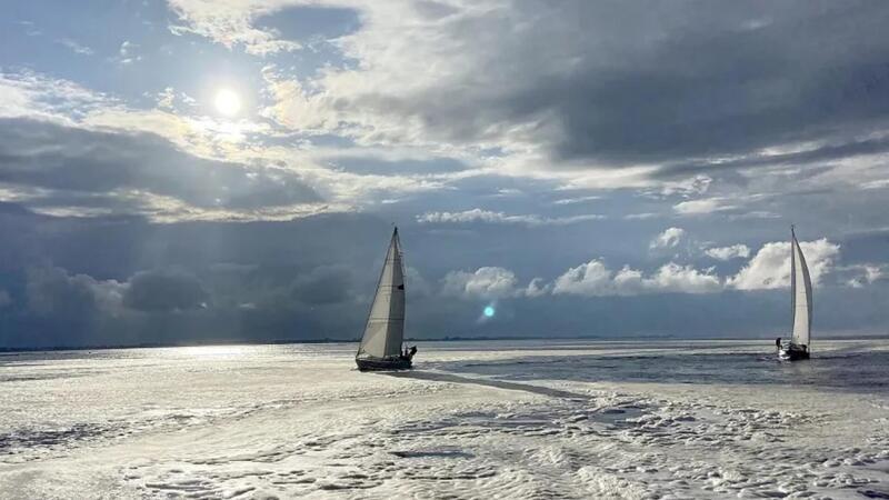 Die Algenblüte ist vorbei: An vielen Stellen der Nordsee hat sich ein dicker Schaumteppich gebildet, der mit Strom und Wind an die Strände getrieben wird