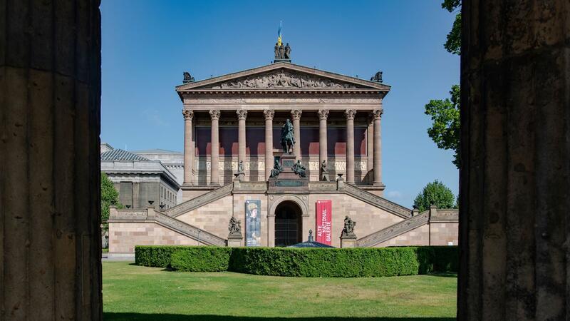 Die Alte Nationalgalerie auf der Museumsinsel.