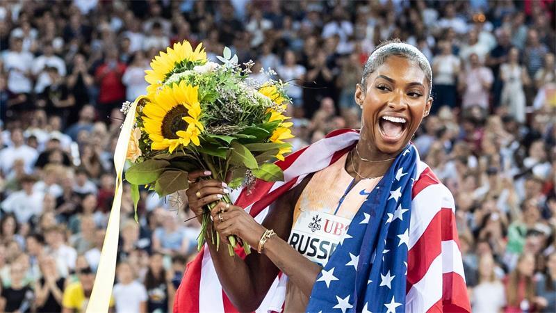 Dos Santos und Russell knacken in Zürich Hürden-Weltrekorde Die Amerikanerin Masai Russell lief in Zürich Weltrekord.
