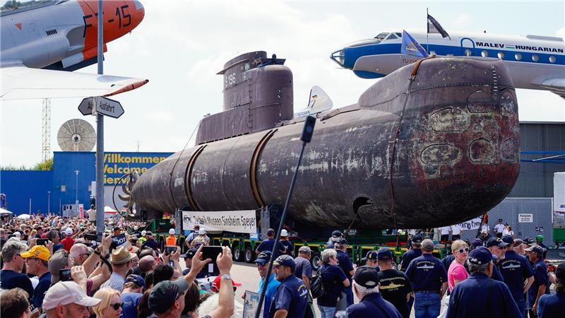 Die Ankunft des U-Bootes in Sinsheim verfolgten im vergangenen Juli zahlreiche Menschen. (Archivfoto)