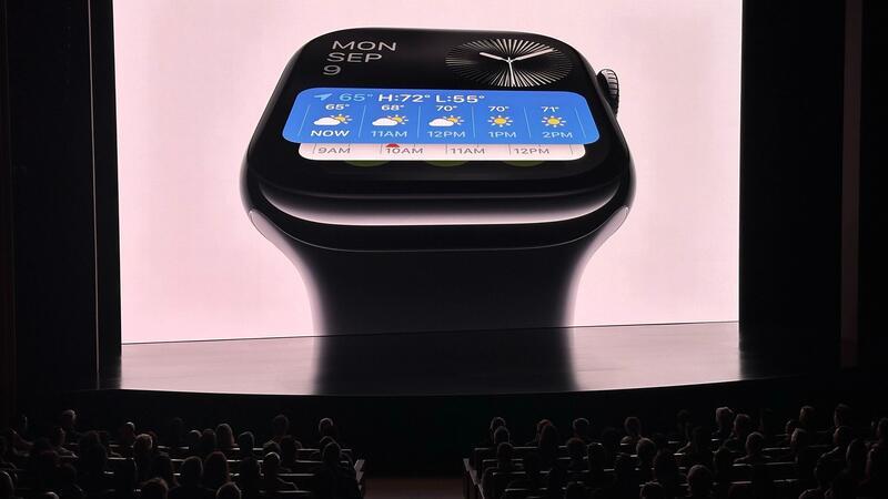 Kameras und KI: Apple stellt iPhone 16 vor Die Apple Watch wird größer und zugleich dünner.