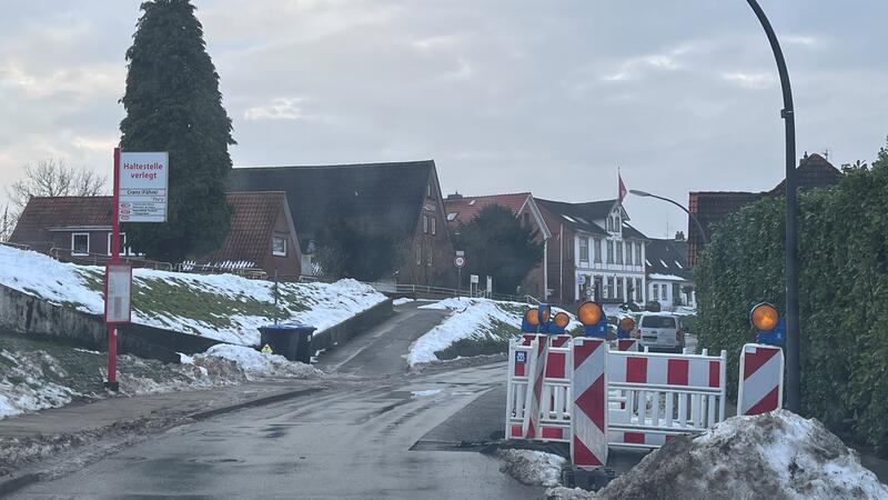 Die Arbeiten am Kanalnetz in Cranz gehen nächste Woche weiter..
