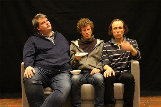 Die „Art“ Theatergruppe der Seminarturnhalle. Archivfoto: Frank