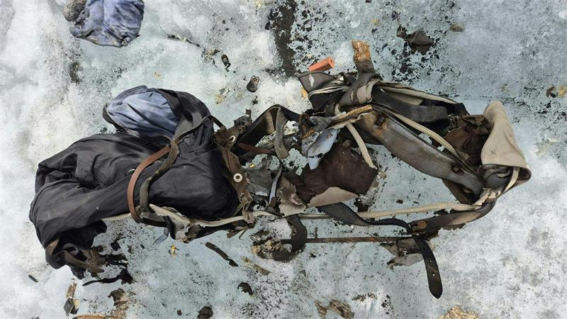 Die Ausrüstung wurde auf einem schmelzenden Gletscher in Tirol entdeckt.