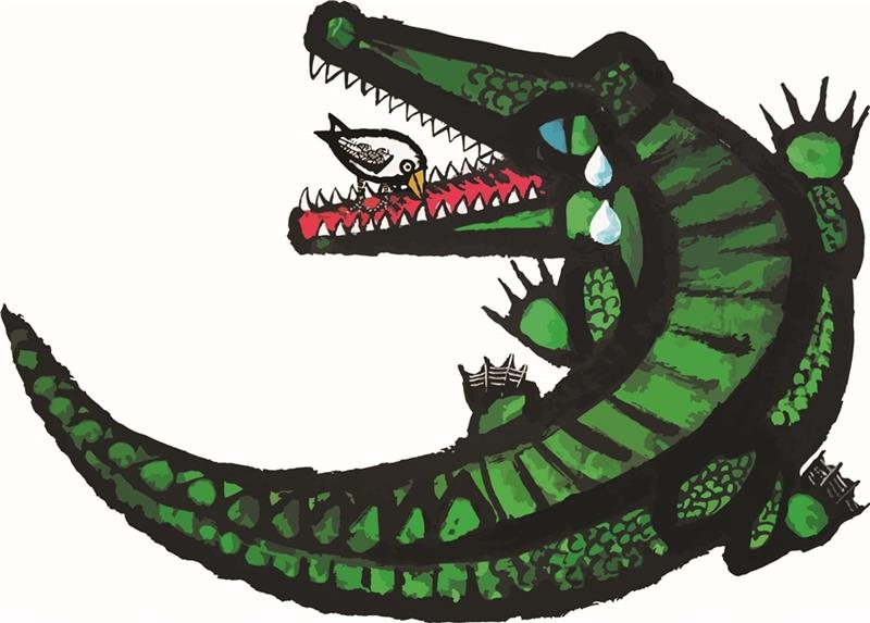 .Die Ausstellung im Buxtehude Museum legt den Schwerpunkt auf Celestino Piattis illustratives Werk für Kinder und Jugendliche, etwa mit dem Alligator aus Piattis „ABC der Tiere“. Foto: Foto: Dirk Uhlenbrock/ Verein „Celestino Piatti – das v