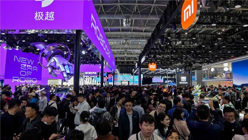 Die Auto China - hier ein Bild aus 2024 - ist Chinas größte Automesse. (Archivbild)